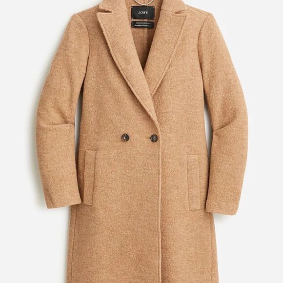 J.Crew New Daphne Topcoat in Italian boiled wool - Picture 1 of 5